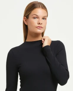 Abito corto manica lunga seamless
