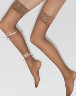 Autoreggente velato 70 denari contenitivo con compressione graduata leggera