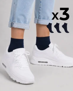 Bike socks cotone x3 donna