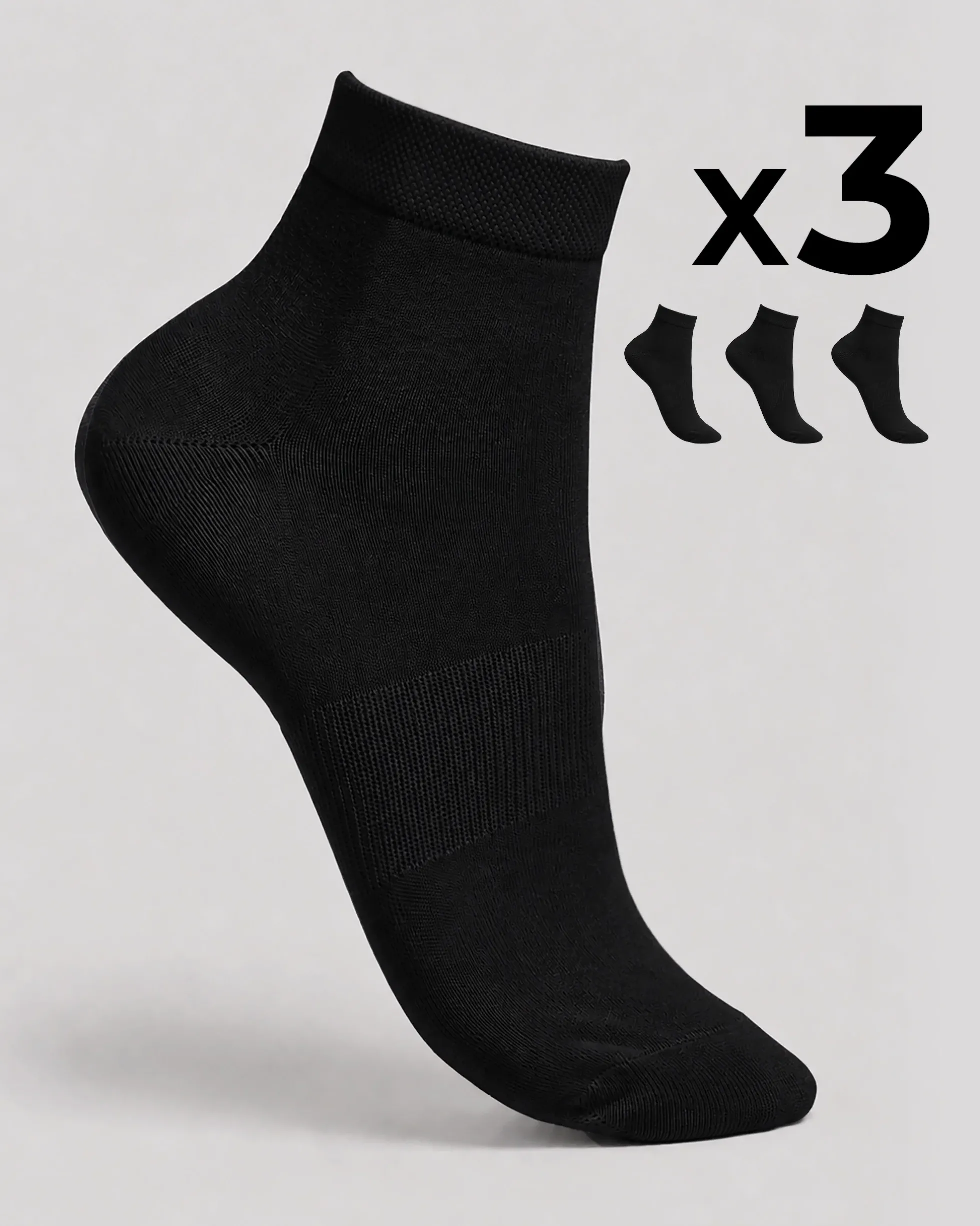 Bike socks cotone x3 Uomo