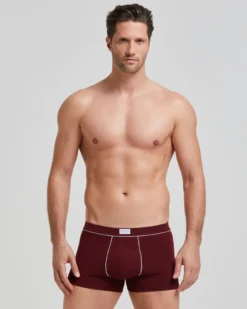 Boxer cotone con dettagli a contrasto