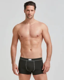 Boxer cotone con dettagli a contrasto