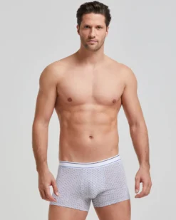Boxer cotone con fantasia a pois