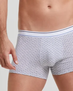Boxer cotone con fantasia a pois