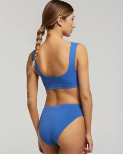 Brassiere spalla larga seamless con dettaglio femminile