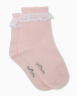 CALZA BIMBA BETTY CON RICAMO