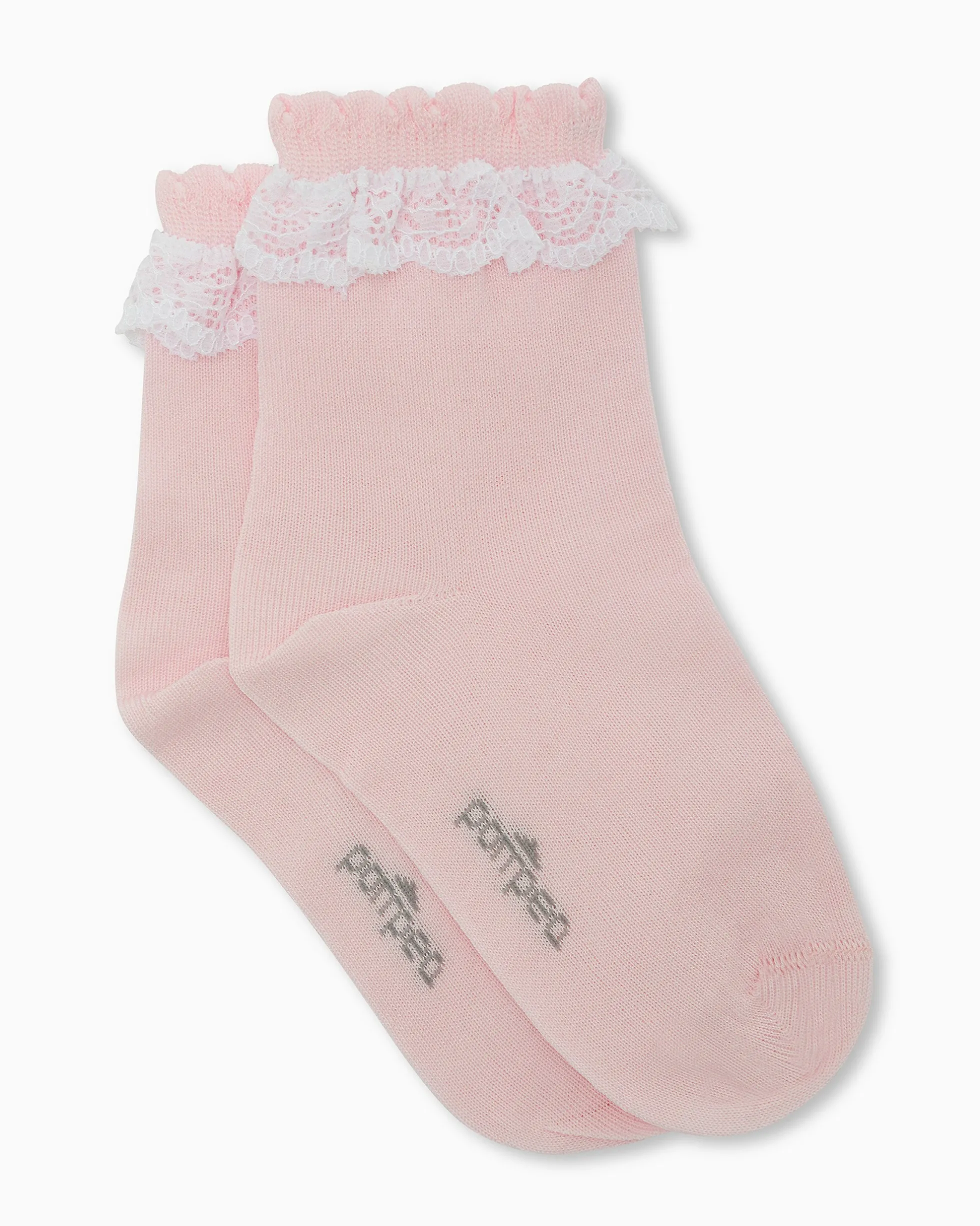 CALZA BIMBA BETTY CON RICAMO