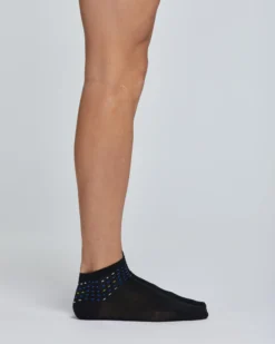 CALZA CORTA COTONE GREGORIO CON MOTIVO CHEVRON A POIS