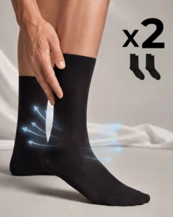 Calza corta Soft Fresh in viscosa X2
