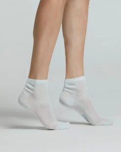 CALZA COTONE MELOGRANO EFFETTO RETE