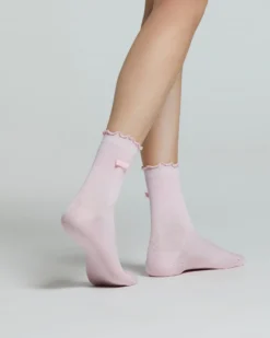 CALZA COTONE SOFORA CON FIOCCO