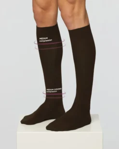 Calza 70 denari riposante con compressione graduata media
