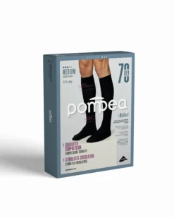 Calza 70 denari riposante con compressione graduata media