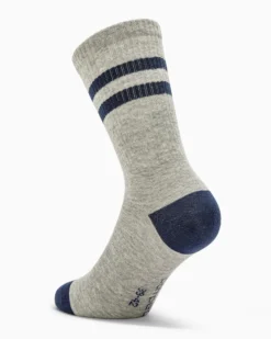 Calza tennis Argo cotone con righe a contrasto