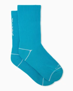 Calza tennis bimbo Arturo con scritta jacquard
