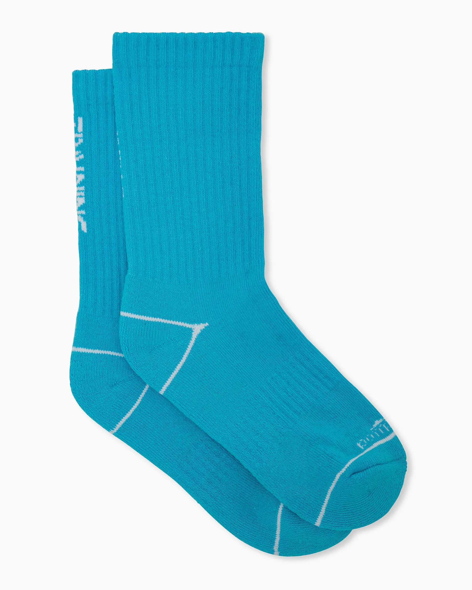 Calza tennis bimbo Arturo con scritta jacquard