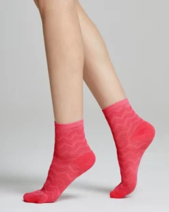 Calzino Nina cotone con motivo chevron