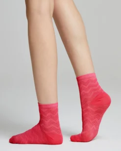 Calzino Nina cotone con motivo chevron