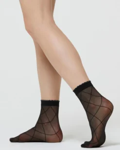 CALZINO VELATO LILIAN CON EFFETTO MICROTULLE