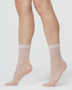CALZINO VELATO NATALIE CON MICRO MOTIVI ROMBI