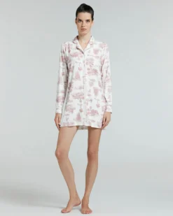 CAMICIA DA NOTTE VISCOSA MINTAKA
