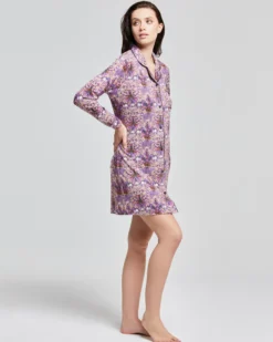Camicia da notte viscosa Orchidea