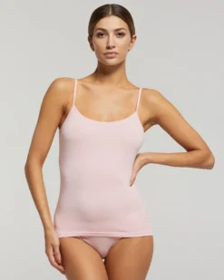 Canotta donna cotone spalla stretta