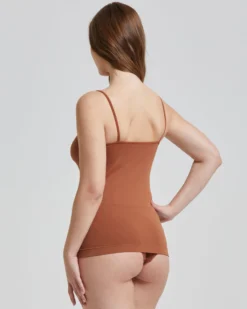 Canotta seamless con spalline sottili