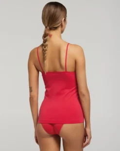 Canotta seamless con spalline sottili