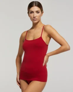 Canotta seamless con spalline sottili