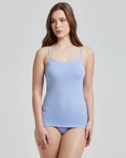 Canotta seamless con spalline sottili
