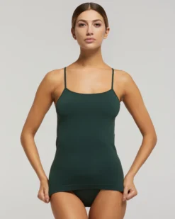 Canotta seamless con spalline sottili