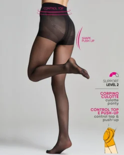 Collant control push-up 40 denari