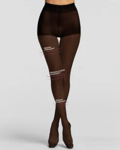 Collant 140 denari contenitivo con compressione graduata forte