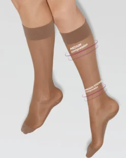Gambaletto 70 denari contenitivo con compressione graduata media