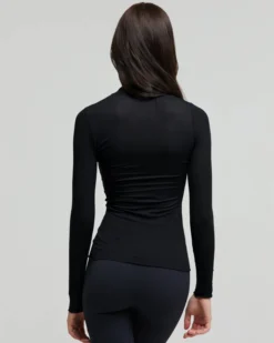 Maglia collo alto in modal cashmere