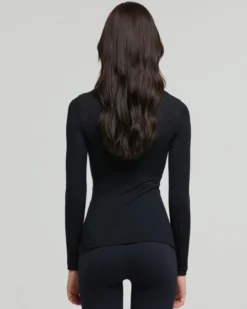 Maglia con scollo a barchetta in modal cashmere
