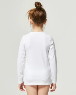 Maglia girocollo a maniche lunghe unisex in caldo cotone