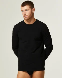 Maglia uomo manica lunga caldo cotone