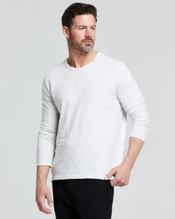 MAGLIA UOMO MANICA LUNGA COTONE FIAMMATO