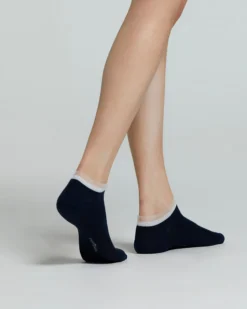 MINICALZA COTONE CALLA CON ROUCHE IN TULLE
