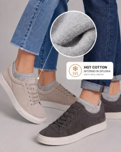 MINICALZA COTONE CON INTERNO SOFT SPUGNA