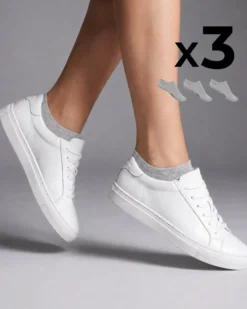 Minicalza cotone x3 donna