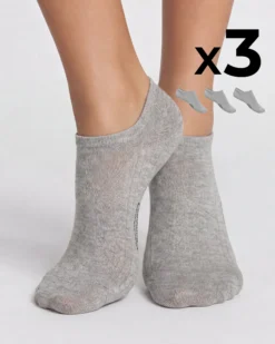 Minicalza cotone x3 donna
