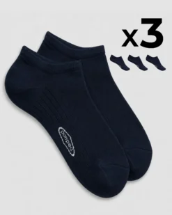 Minicalza cotone x3 uomo