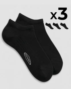 Minicalza cotone x3 uomo