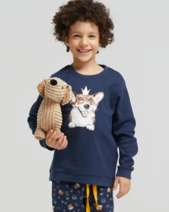 Pigiama lungo caldo cotone maglia Yukon