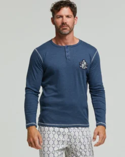 Pigiama lungo cotone interlock Barbera
