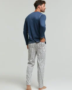 Pigiama lungo cotone interlock Barbera