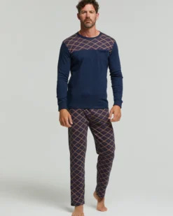 Pigiama lungo cotone interlock Tocai